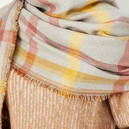 max Women Checked Muffler image 4