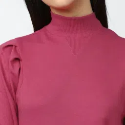 van heusen High-Neck Sweatshirt with Ribbed Trims image 5
