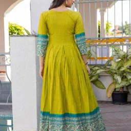 prem kumar Women Printed Round-Neck Anarkali Kurta  image 5