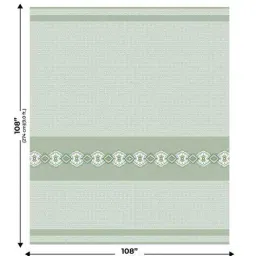 jaipur fabric 153 GSM Block Print King Size Bedsheet with 2 Pillow Covers image 5