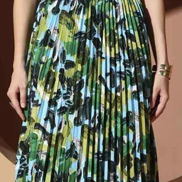 zwerlon x ag Women Printed A-Line Skirt image 5