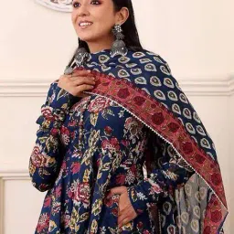 acai Women Self-Design Anarkali Kurta Set image 5