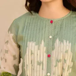 aaghnya fashion Women Floral Print A-Line Kurta Set image 5