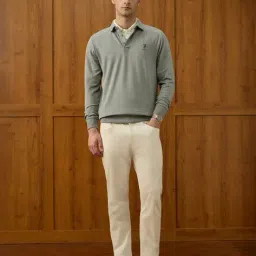 u.s. polo assn. Men Regular Fit Spread-Collar Sweatshirt image 5