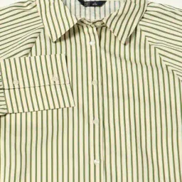 dnmx Women Striped Relaxed Fit Cotton Shirt image 5