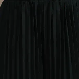 Shein Elasticated Waist Curled Hem Pleated Palazzo image 5