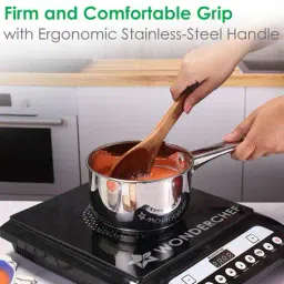 wonderchef Round Shaped Stainless Steel Saucepan image 5