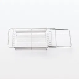 muji Stainless Sliding Type Steel Basket image 5