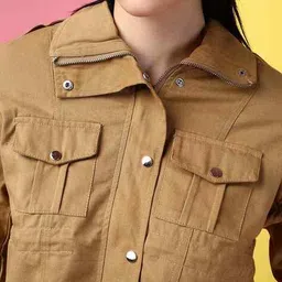 kaali peeli Women Fitted Jacket with Flap Pockets image 5