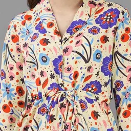 leia Women Spread Collar Shirt with Full Sleeves  image 5