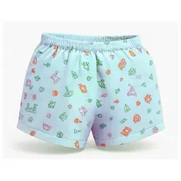 cumsin Girls Pack of 3 Printed Briefs with Elasticated Waist image 5