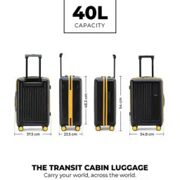 mokobara Men Striped Trolley with TSA Lock image 5