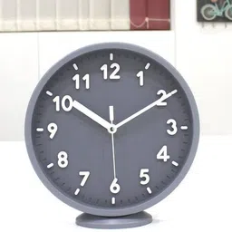 random Round Wall & Table Clock with Embossed Numbers image 5