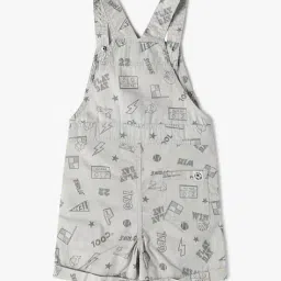 playday Boys All-Over Print Regular Fit Dungaree & T-Shirt Set image 5