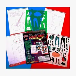 gurliez Striders Rockstar Glam Activity Sticker Sheet Set image 5