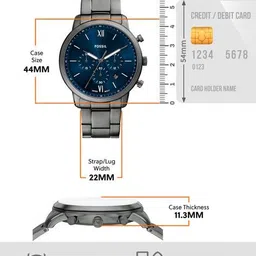 fossil Men Neutra Water-Resistant Chronograph Watch-FS6111 image 5