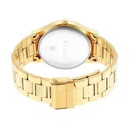 titan Men Water-Resistant Analogue Watch - NT1650YM09 image 5