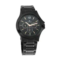 titan Men Water-Resistant Analogue Watch - NT1698NM01 image 5