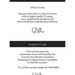 giva Sterling Silver Eternal Knot Mangalsutra Bracelet image 5