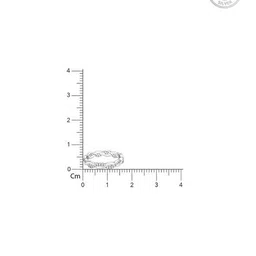 giva Sterling Silver Zircon Wave Entwined Ring image 5