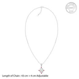 giva Girls Sterling Silver Pendant with Chain image 5