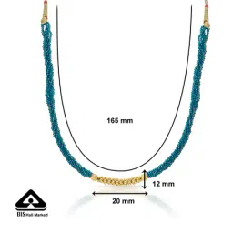 p n gadgil jewellers Women Yellow Gold Rudrani Thushi Chocker Necklace image 5
