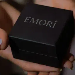 emori Men Yellow Gold Solitaire Lab Grown Diamond Stud Earring image 4