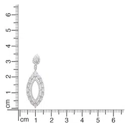 anayra Women Sterling Silver Stone-Studded Drop Earrings image 5