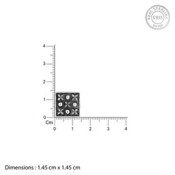 giva Men Sterling Silver Square Rakhi image 5