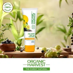 organic harvest Sunscreen For All Skin with SPF 60 -100 gm image 5