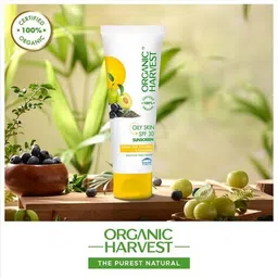 organic harvest Sunscreen For Oily Skin with SPF 30- 100 gm image 5