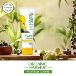 organic harvest Sunscreen For Oily Skin with SPF 60 -100 gm image 5