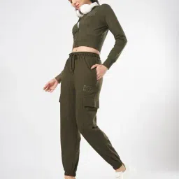 ajile by pantaloons Women Cuffed Joggers image 5