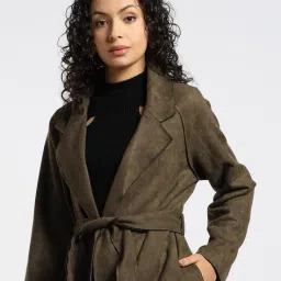 outryt by azorte Relaxed Fit Full Sleeves Polyester Collar Jacket image 5