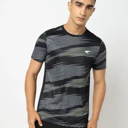 performax Men Striped Regular Fit Crew-Neck T-Shirt image 5