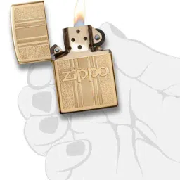 zippo Typographic Metallic Windproof Lighter image 5