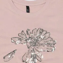 rio Women Embellished Regular Fit Crew-Neck T-Shirt image 5