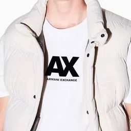armani exchange Men Brand Print Regular Fit Round-Neck T-Shirt image 5