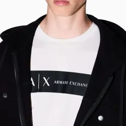 armani exchange Men Cozy Lab Regular Fit Crew-Neck T-Shirt image 5