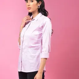 crimsoune club Women Regular Fit Shirt with Spread Collar image 5