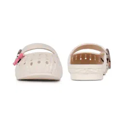 cassiey Women Perforated Clogs with Adjustable Buckle Strap image 5