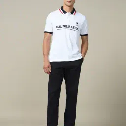 u.s. polo assn. Men Embroidered Boxy Fit Polo T-Shirt image 5