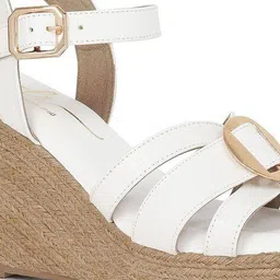 london rag Women Slip-On Wedges with Buckle Fastening image 5