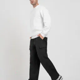 red tape Men Self-Design Regular Fit Crew-Neck Sweatshirt image 5