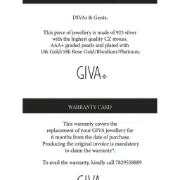 giva Sterling Silver Rose Gold-Plated Frost Charm Necklace image 5