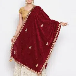 clora creation Embellished Dupatta with Border-picture-42