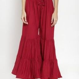 clora creation Tiered Palazzo with Drawstring Fastening-picture-9