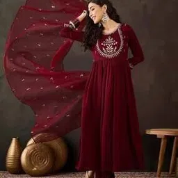 svaraa Women Straight Kurta Set  -picture-37