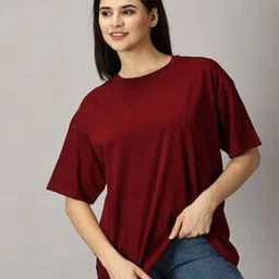 the hollander Women Oversized Fit Crew-Neck T-Shirt-picture-48