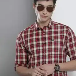the indian garage co Checked Shirt with Patch Pocket-picture-19